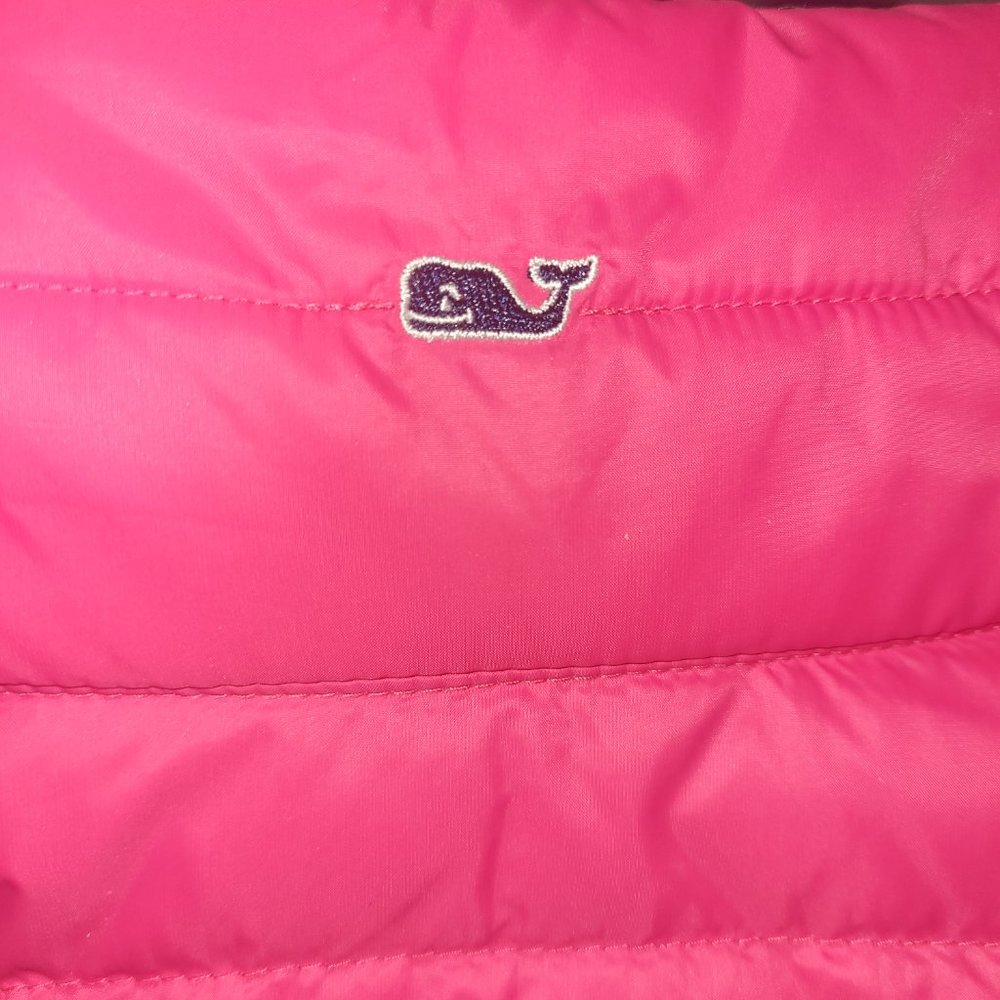 Vineyard Vines Pink Puffer Jacket Coat | Small - Picture 2 of 4